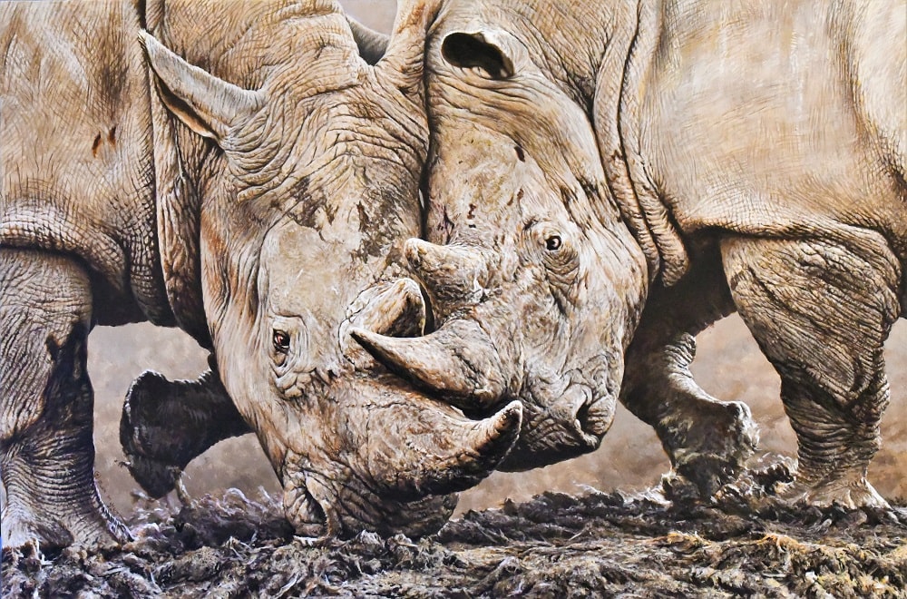 Original Rhino Painting
