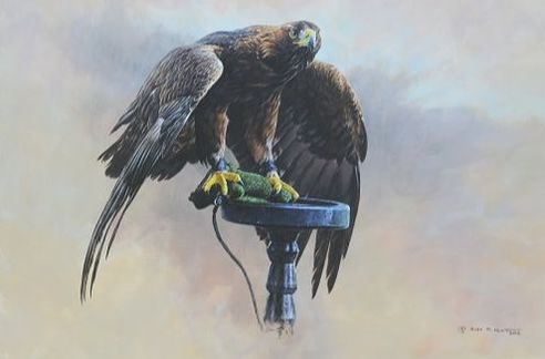 Golden Eagle Painting