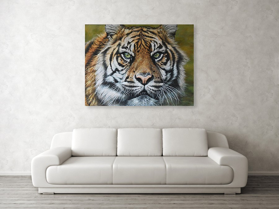 Canvas Tiger Print