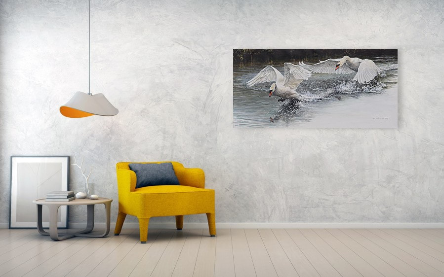 Customised Swan Wall Art, Prints and Posters